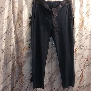 DKNY Belted Denim Pants